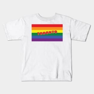 Toronto Pride: Celebrate Love, Equality and Diversity Kids T-Shirt